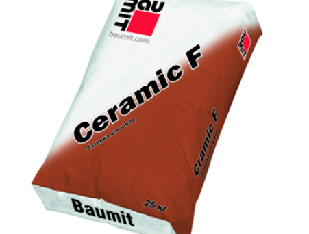 Затирка для швов Baumit Ceramic F антрацитово-серая, 25 кг 