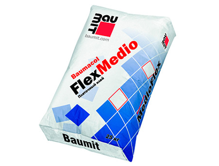Плиточный клей Baumit FlexMedio, 25 кг 