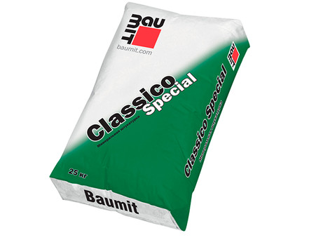 Штукатурка декоративная Baumit Classico Special белая Шуба 3 мм, 25 кг 