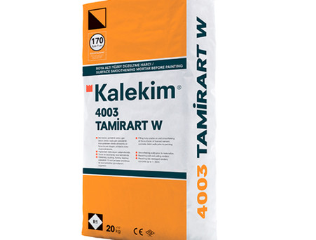 Шпатлёвка цементная финишная 4003 Tamirart W белый, Kalekim 25 кг 