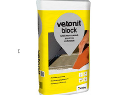 Клей для блоков и кирпича Weber.Vetonit Block Winter, 25 кг