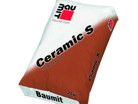 Затирка для швов Baumit Ceramic S, антрацитово-серая 25 кг 